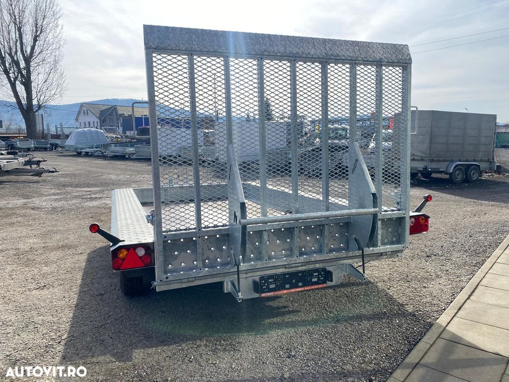 Niewiadow Remorca auto transport utilaje, 3 axe, sistem de franare, 3500kg, NIEWIADOW KOPARKA  390/185/20 - 6