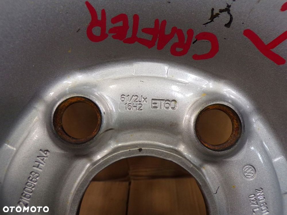 VW CRAFTER MAN 16- ORYGINALNA FELGA 16 " 2N0601027L - 3