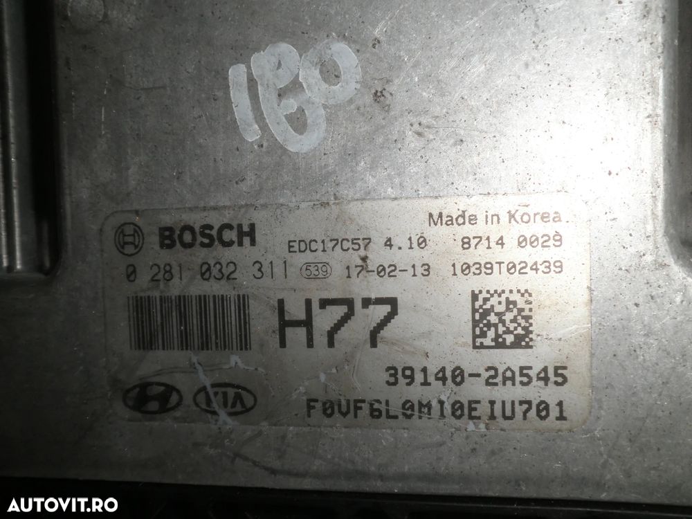 ECU / calculator motor Hyundai i40 1.7 CRDI 2017 0281032311 39140-2A545 - 3