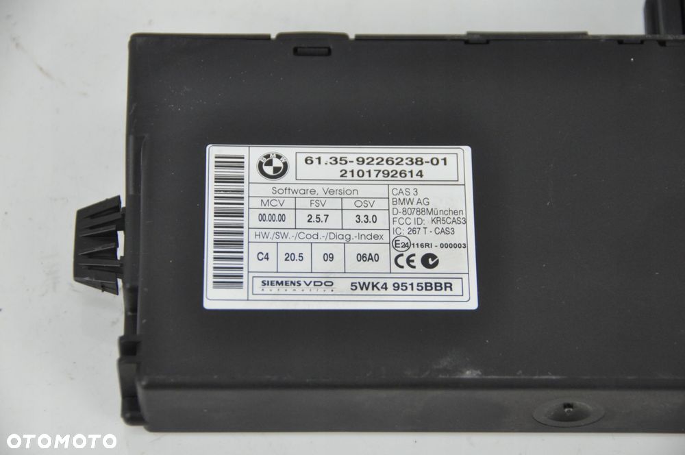 Bmw E87 Komputer Zestaw Startowy N47 1.6D Nr 360 - 2