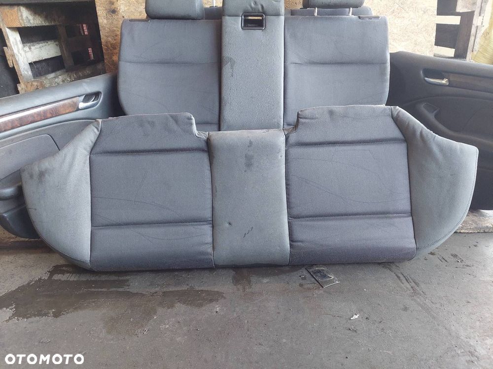 KOMPLET FOTELI LEWY PRAWY PRZÓD + KANAPA TYŁ + BOCZKI BMW E46 KOMBI TOURING - 4