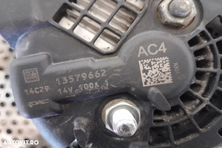 Alternator 13579662 Opel Astra J [facelift] [2012 - 2018] Hatchback 5 - 4