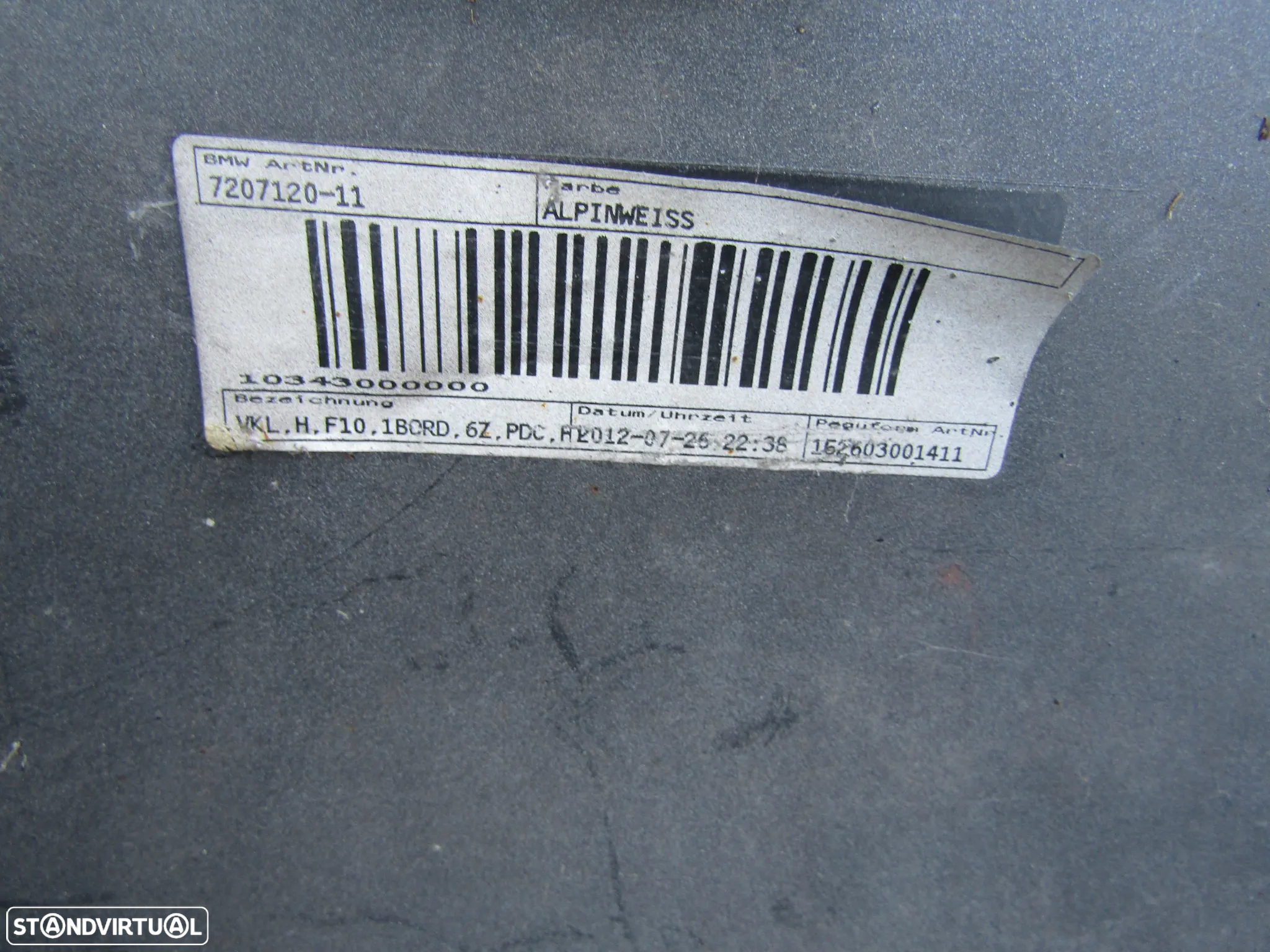 Para-choques BMW serie 5  F10 original em bom estado (ver detalhes ) - 9