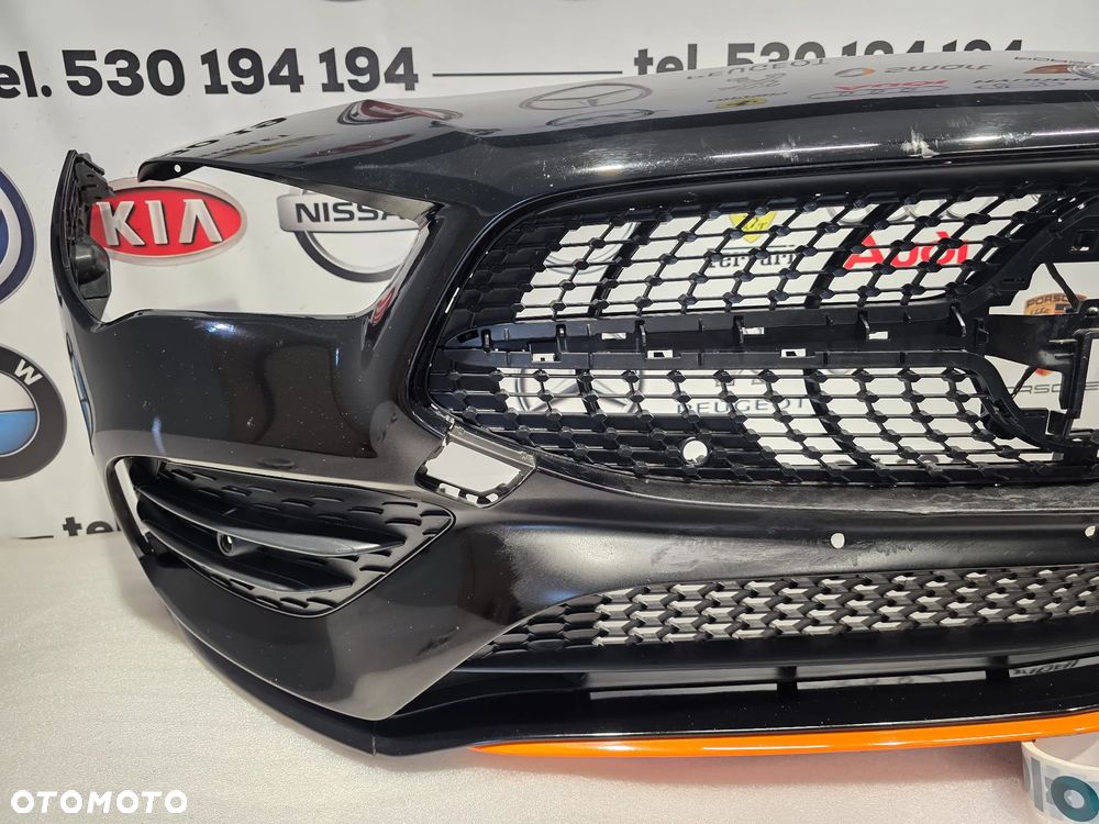 MERCEDES CLA W118 AMG 19- ZDERZAK PRZEDNI PRZÓD NA 6xPDC + ATRAPA + KRATKI + ŚLIZGI + WZMOCNIENIE + INSTALACJA ELEKTRYCZNA + BOCZNE ŚLIZGI WEWNĘTRZNE NR A118853901 + A1778859100 + A1185409413 NR AUKCJI NZ2244 - 13