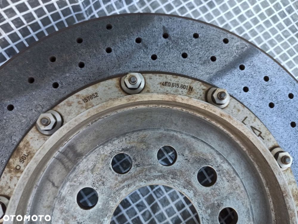 AUDI A8 S8 W12 D3 HAMULCE BREMBO KPL PRZÓD TYŁ CERAMIKA TARCZE ZACISKI - 4