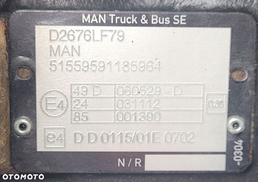 KOMPLETNY SILNIK MAN TG3 TGX NOWY MODEL D2676 LF79 510KM 2022+ - 6