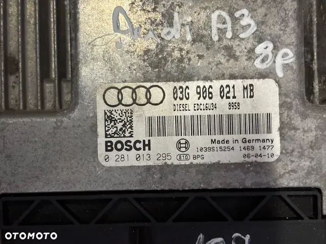 STEROWNIK KOMPUTER SILNIKA VOLKSWAGEN AUDI A3 8P 03G906021MB - 4