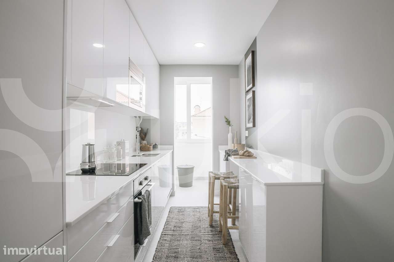 Apartamento T2 com escritório em Campo Grande - Grande imagem: 3/23