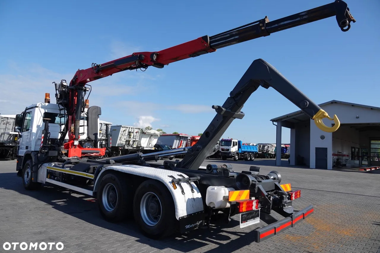 Mercedes-Benz ACTROS 2644 / 6x4 / HAKOWIEC + HDS PALFINGER EPSILON M120Z82 /  SIODEŁKO / MAX UDŹWIG 3 540 KG / EPS + SPRZĘGŁO / SPROWADZONY - 10