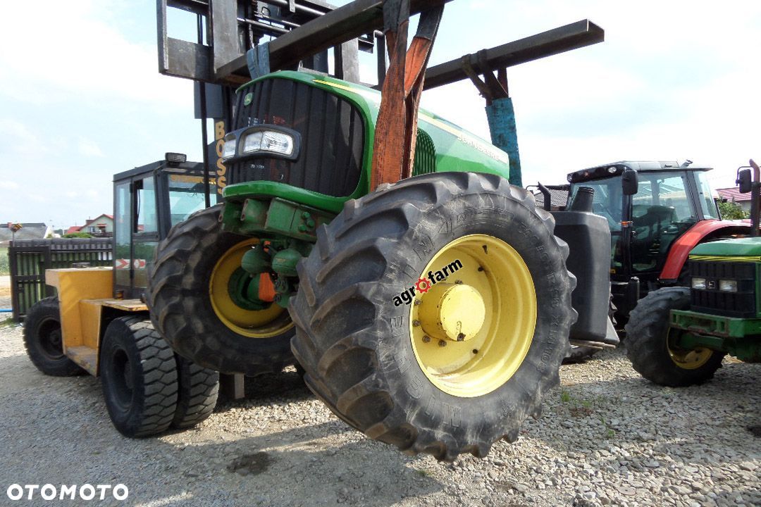 John Deere części używane 6920 6820 6620 silnik most skrzynia zwolnica piasta zębatka koło zębate oś - 1