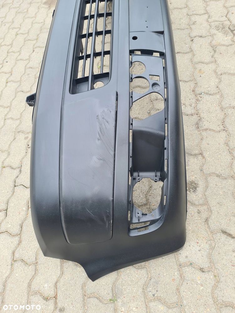 VW T5 LIFT TRANSPORTER zderzak przód czarny STRUKTURA - 2