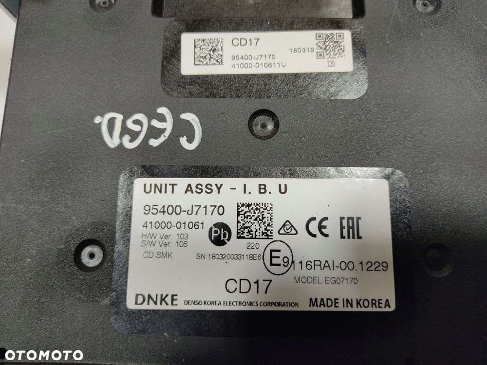 moduł sterownik unit assy kia ceed iii 95400-j7170 2018-2023 - 4