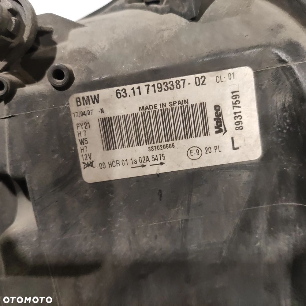 BMW 1 E87 E81 E82 03-07r Lampa zwykła komplet ORYG. - 6