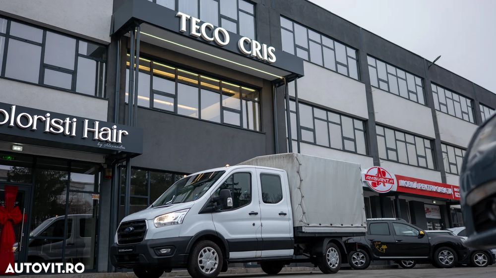 Ford TRANSIT 310 L2 VA DOKA 7 LOCURI+ BENA TVA - 11