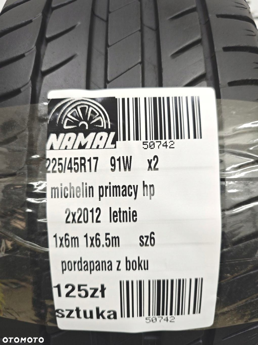 225/45R17 michelin opony letnie 6,5mm 50742 - 10