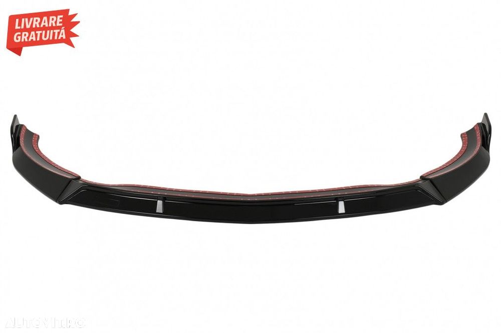 Prelungire Bara Fata Mercedes CLA45 C117 X117 (2013-2016) Negru Lucios - 2