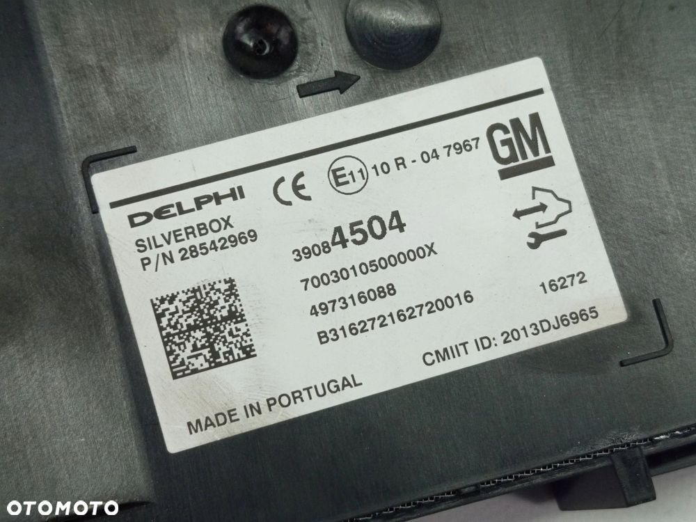 OPEL ASTRA K 5 V MODUL RADIA NAWIGACJI SILVERBOX 39084504 - 5