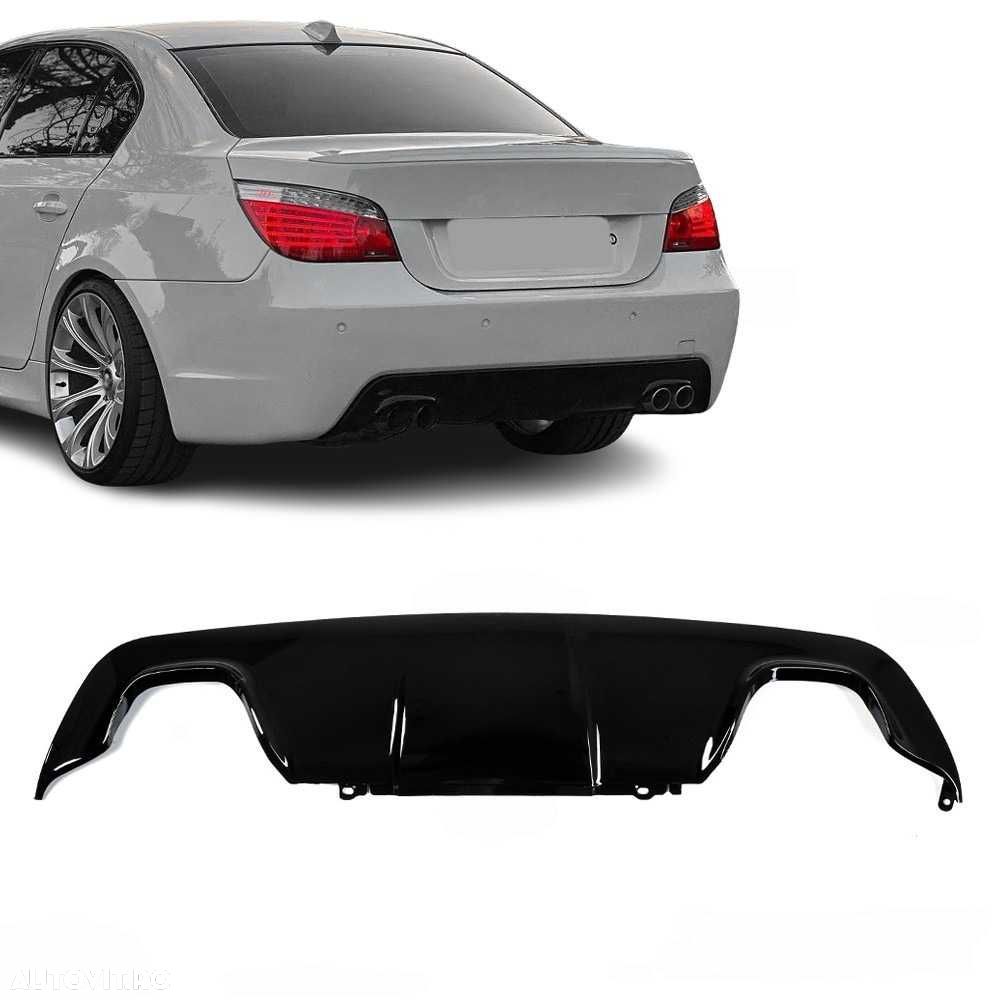 Difuzor Bara Spate M Cu Prinderi ORIGINALE, Evacuare Dubla BMW E60 E61 - 2