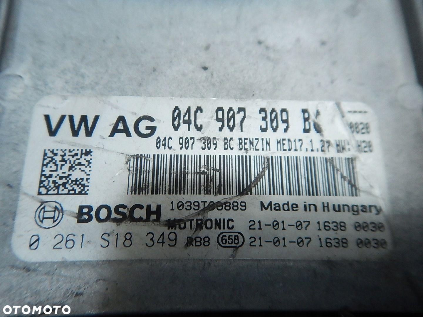 KOMPUTER STEROWNIK SILNIKA VW POLO 2G SEAT IBIZA 1.0 TSI 0261S18349 - 6