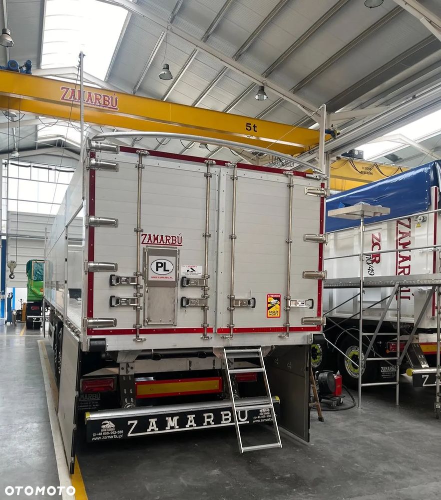 Zamarbu Do odbioru-Wywrotka UNIWERSALNA / Rama aluminium/V58m3 /13,60m/ Burty 1200mm + Nadstawy 500mm - 15