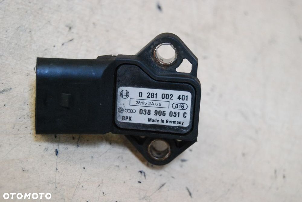 CZUJNIK CIŚNIENIA MAP SENSOR 038906051C AUDI A3 8P 2.0 TDI VW SEAT 0281002401 - 6