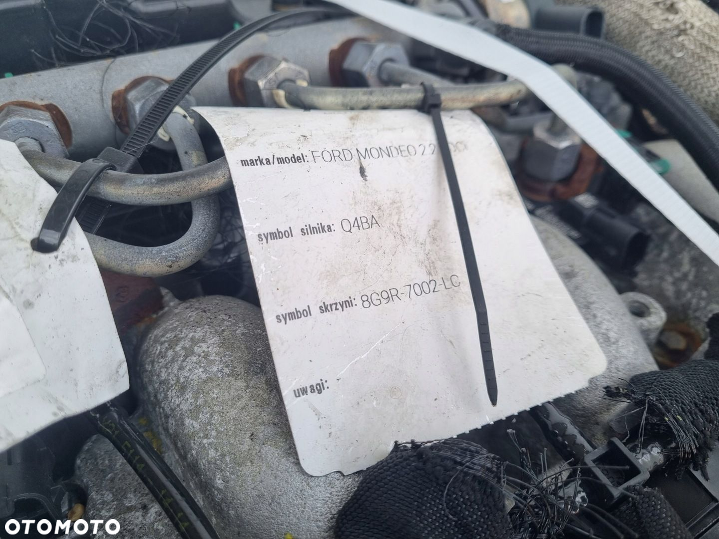 SILNIK KOMPLET Ford Mondeo MK4 2.2 TDCI 175KM 155tyś Q4BA - 11