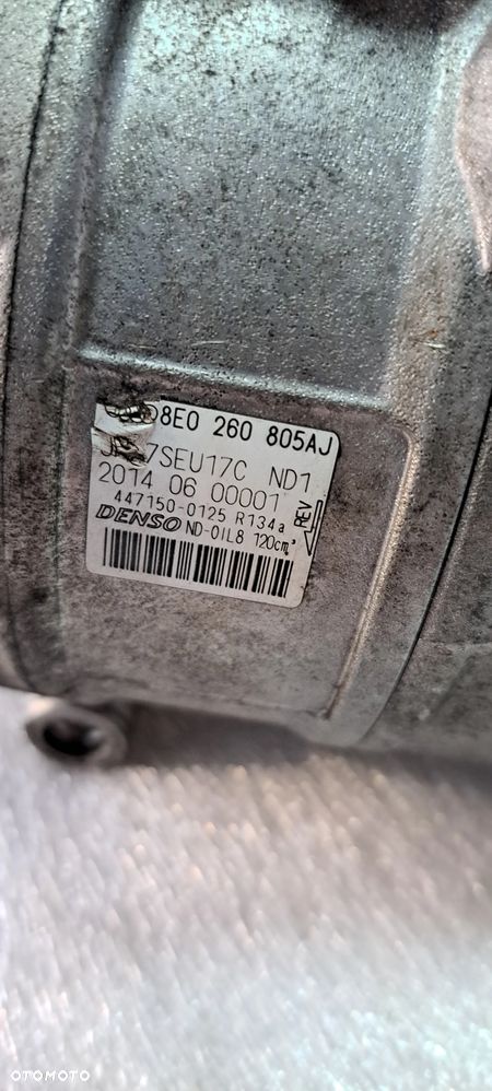 Sprężarka kompresor klimatyzacji Audi A4 B6 3.0 V6 ASN 2.4 -805AJ - 3