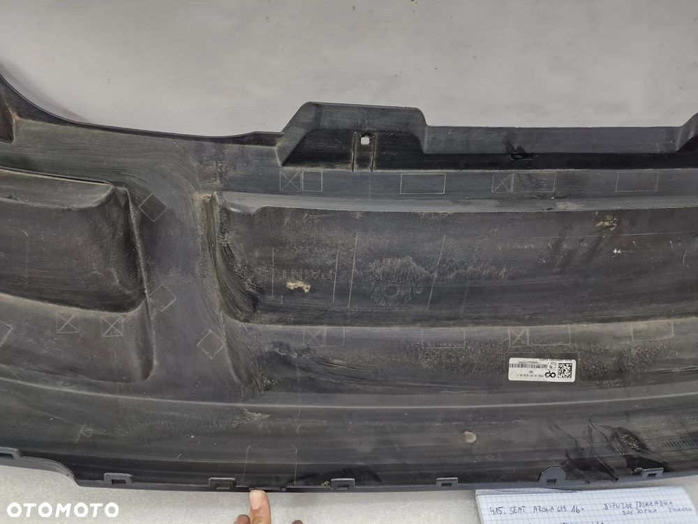 SKODA KAROQ 57A 17- DYFUZOR / SPOJLER ZDERZAKA TYLNEGO TYLNIEGO TYŁ , NR 57A807885 , NR AUKCJI DT418 - 14