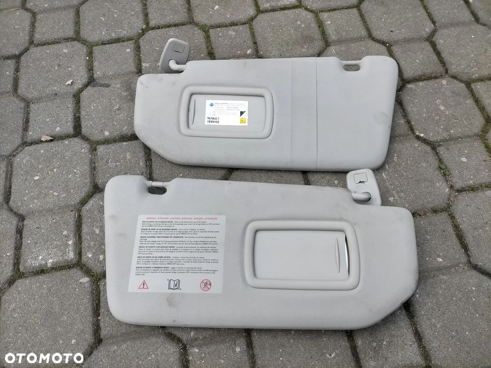 SŁONECZNIK DASZEK osłona przeciwsłoneczna LEWA PRAWA RENAULT SCENIC III - 1