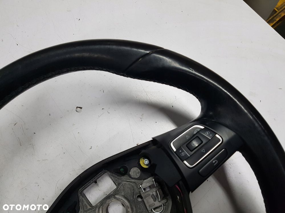 VW GOLF VI 08-13r PASSAT B7 KIEROWNICA SKÓRZANA 1Q0419091AP - 4