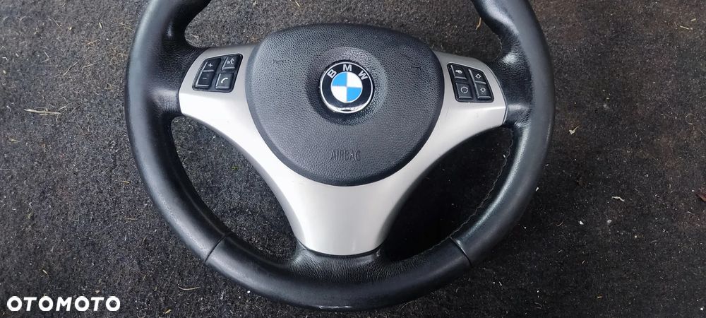 BMW E90 KIEROWNICA MULTIFUNKCJA SKÓRA AIRBAG - 3