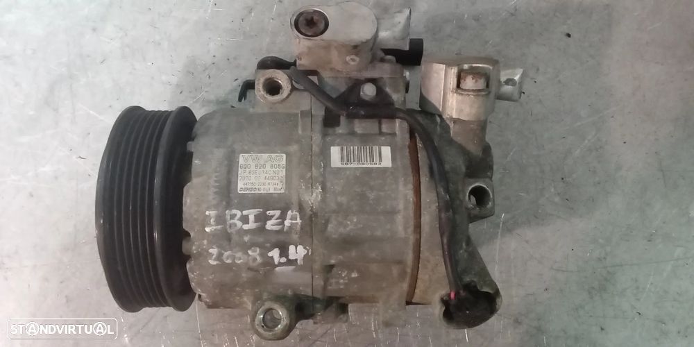 COMPRESSOR AC VOLKSWAGEN POLO / SEAT IBIZA 1.4TDI 1.4 16V 6Q0820808G 447150-2230 - 1