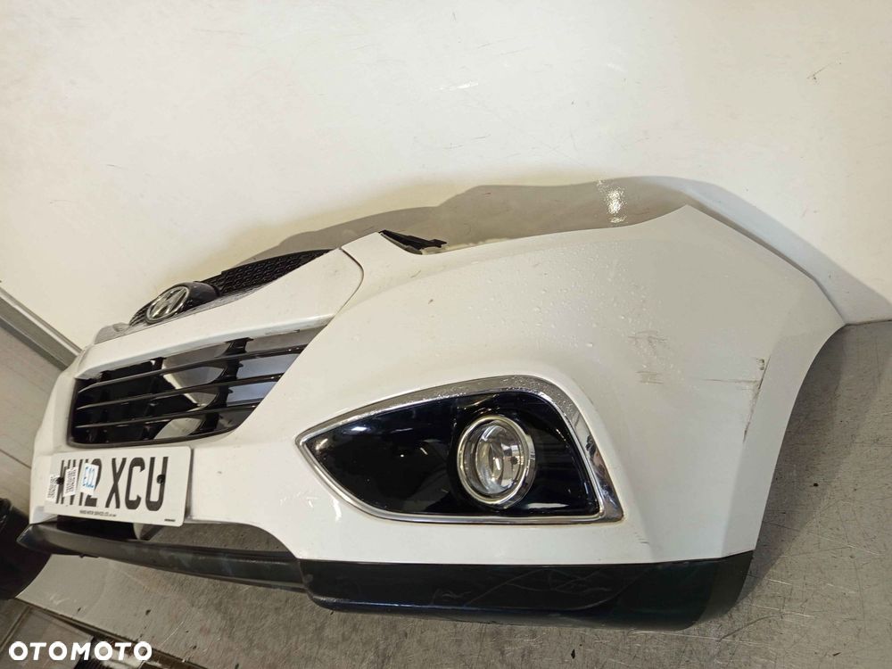 + ZDERZAK PRZÓD PRZEDNI DO HYUNDAI IX35 TCW BIAŁA HALOGENY - 2