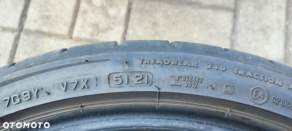 OPONY LETNIE 235/35R19 91V BRIDGESTONE POTENZA S005 2x (4224) 6mm 2x( 5124) 4mm LATO KOMPLET 4 SZTUKI - 16