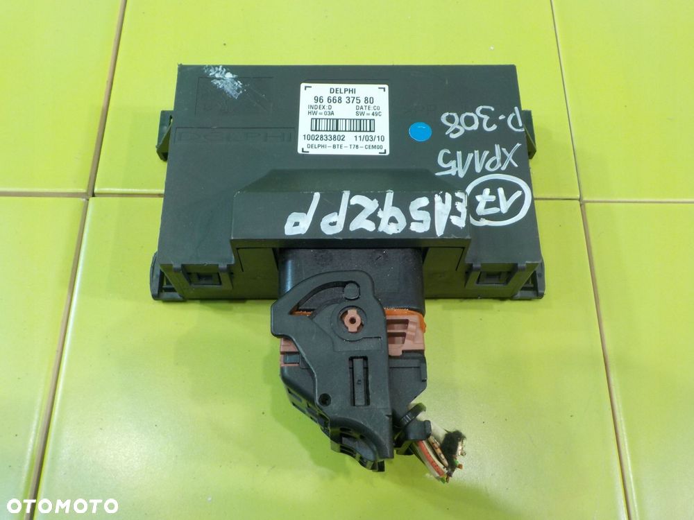 PEUGEOT 308 I CC GT 1.6 THP 09r CABRIO 2D modul sterownik dachu 9666837580 - 1