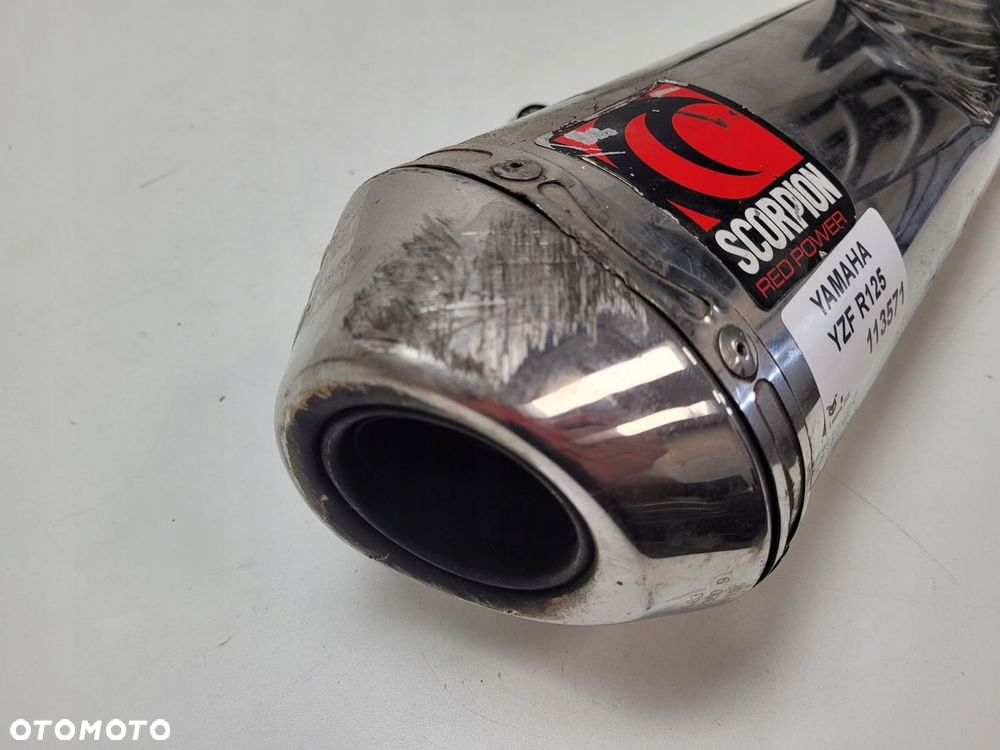 YAMAHA YZF R125 TŁUMIK WYDECH SPORTOWY SCORPION KOLEKTOR - 3