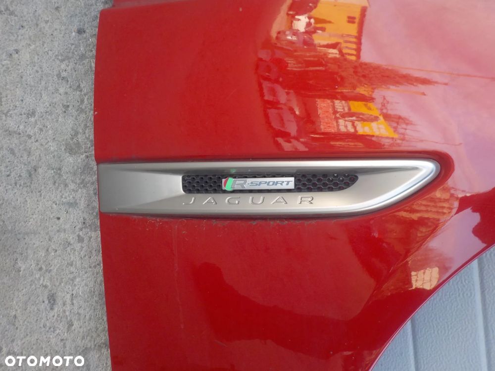 JAGUAR XF X260 II BŁOTNIK PRAWY PRZÓD KOLOR CAH ITALIAN RACING RED - 5