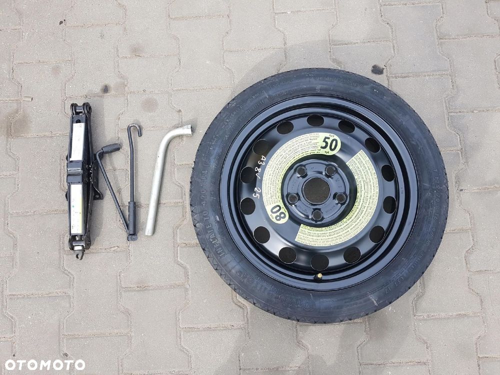 AUDI A3 8V 2012r- GOLF VII 7 LEON III KOŁO DOJAZDOWE 16 5X112 LEWAREK - 1