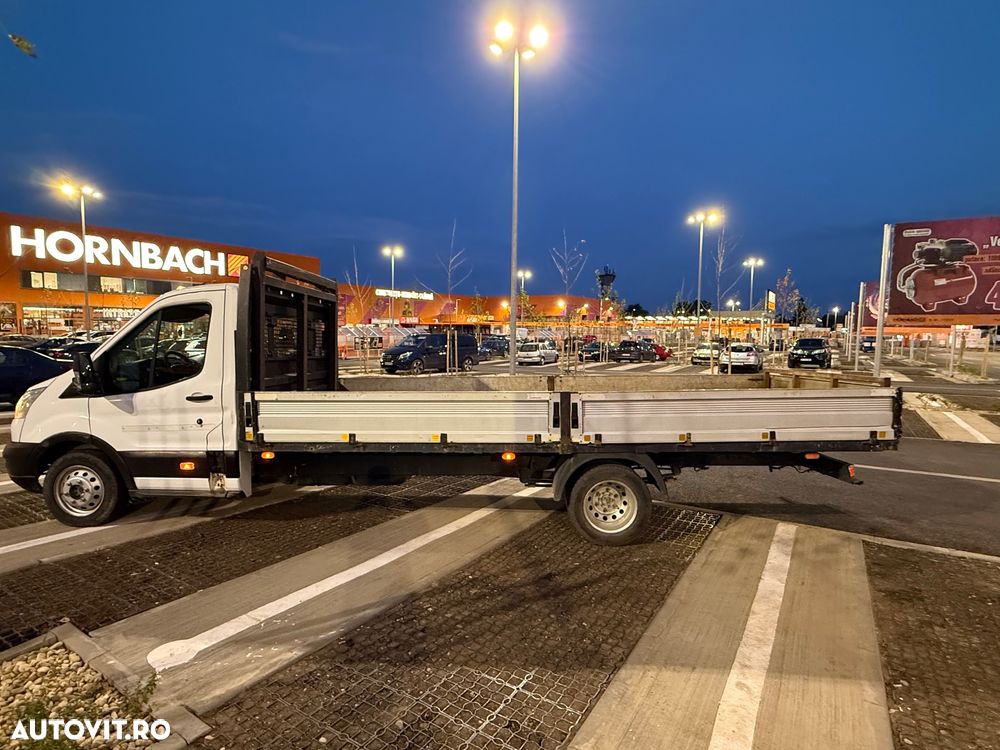 Ford Transit 2016 2.2 Punte Dubla L4 L5 XL XXL Bena 5.5m lunga TVA luata din reprezentanța Ford RO Km reali carte service Istoric Fără probleme Bena Aluminiu Dokka Camioneta NU Mercedes Sprinter VW crafter Boxer Pick-Up 4 bucăți disponibile diferite marim - 11