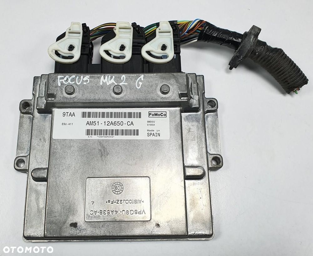 KOMPUTER STEROWNIK SILNIKA FORD FOCUS MK2 2.0 16V AM51-12A650-CA 9TAA - 1