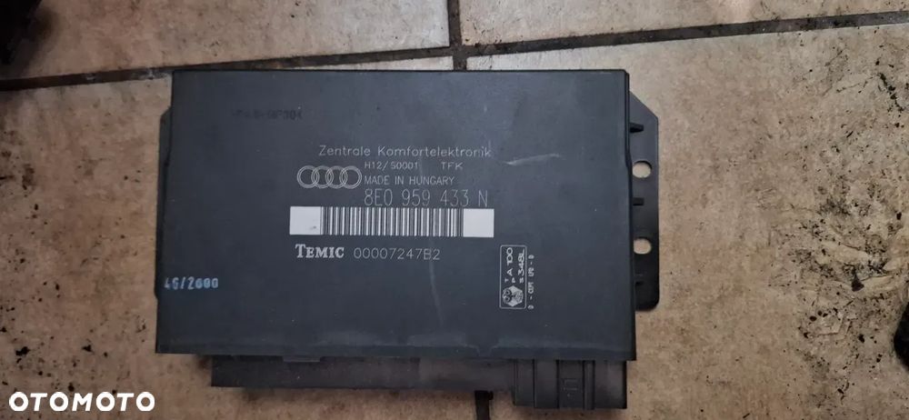 Sterownik moduł  KOMFORTU AUDI A4 B6 B7 8E0959433N - 3