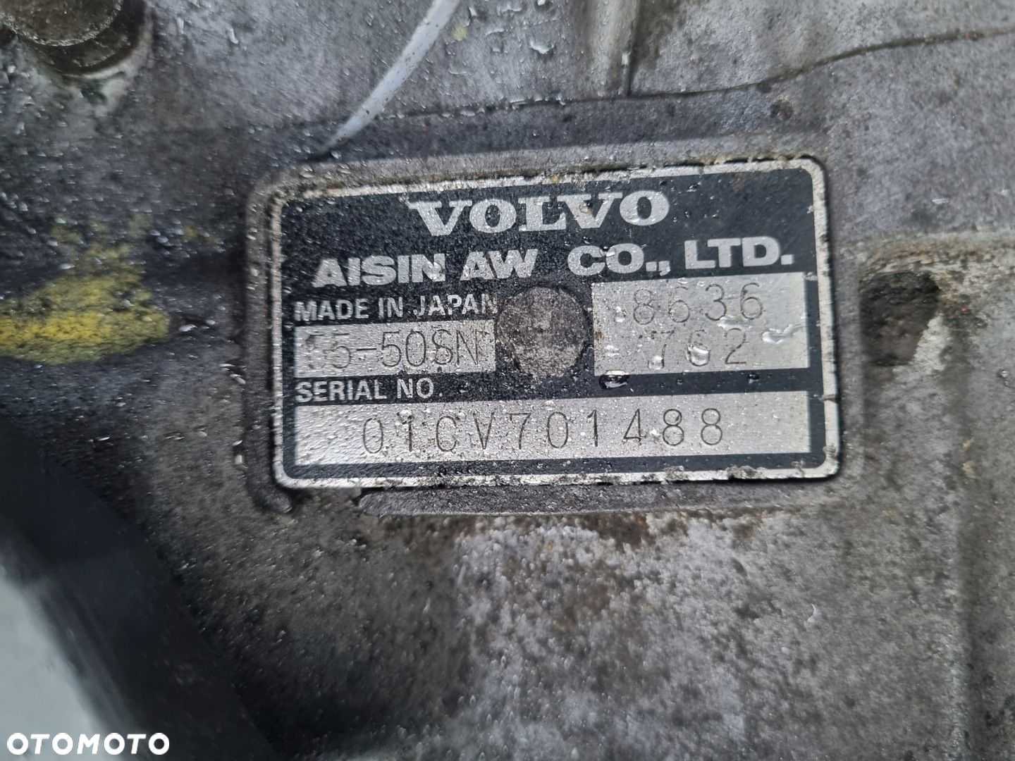 Volvo S60 I 2.0 T TURBO AUTOMATYCZNA SKRZYNIA BIEGÓW 55-50SN 8636762 - 2