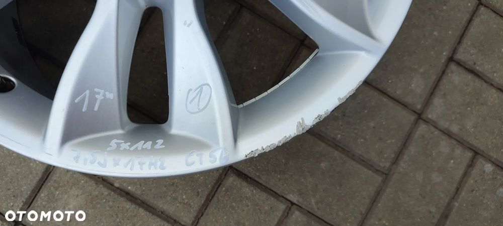 FELGI ALUMNIOWE 5x112 7,5Jx17 CALI ET56 fi 57.1 8P0601025CC AUDI A38P A4B7 A6C6 KOMPLET 4 SZTUKI - 3