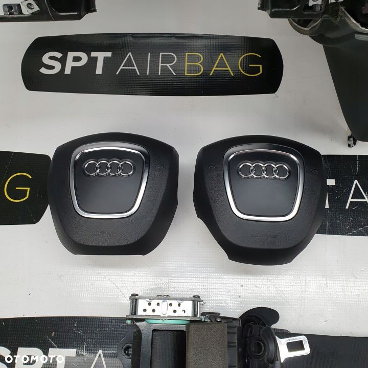 AUDI A5 DESKA ROZDZIELCZA KONSOLA KOKPIT PULPIT PODUSZKI AIRBAG AIR BAG PASY KURTYNY KIT SET - 6