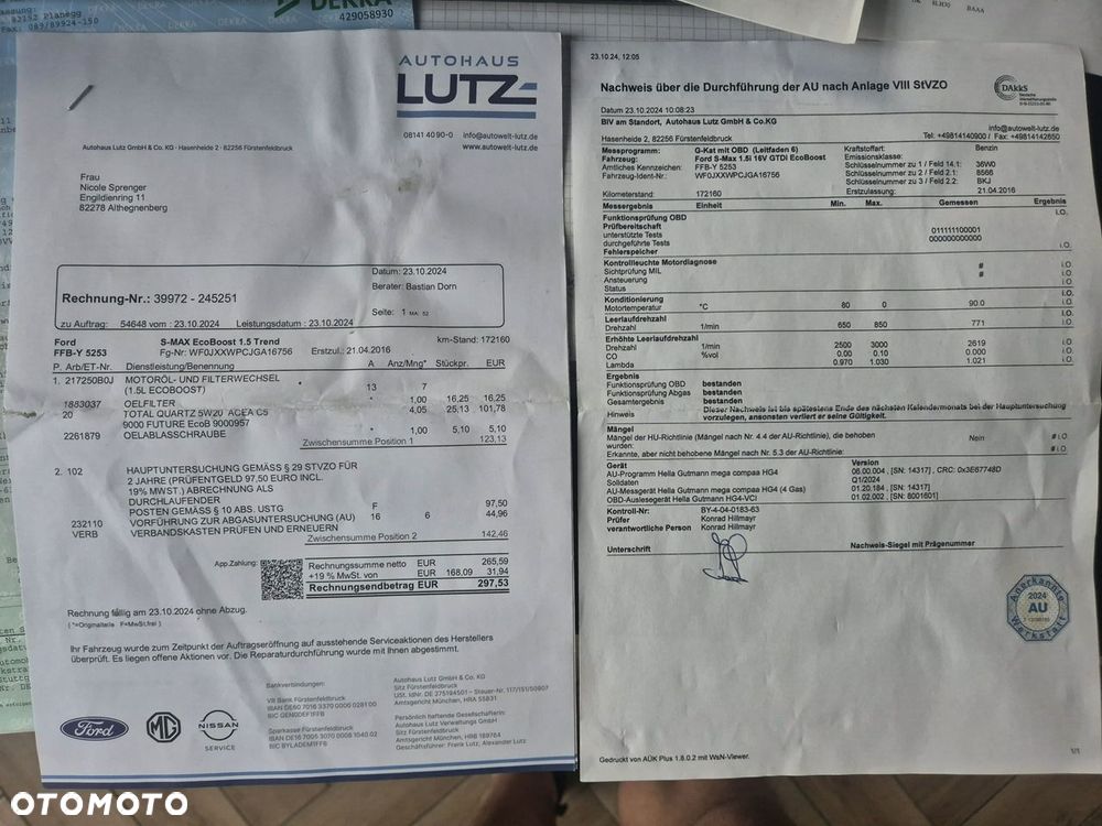 Ford S-Max 1.5 Eco Boost Start-Stopp Titanium - 34