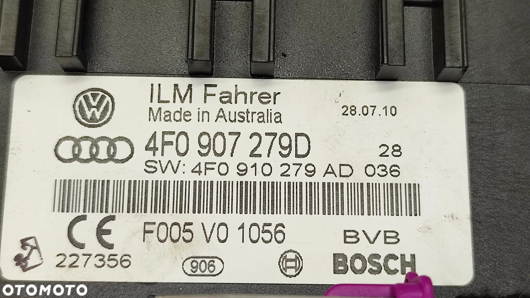 AUDI Q7 4L LIFT 09-15R STEROWNIK MODUL SWIATEL KOMFORTU 4F0907279 D 4F0907279 AD 4F0907279D 4F0907279AD - 4