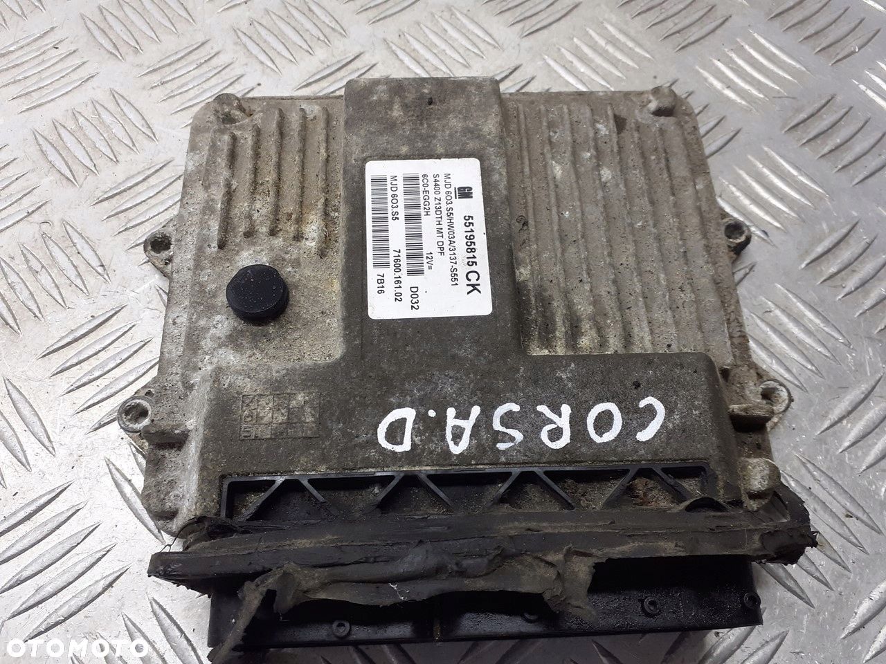 KOMPUTER STEROWNIK SILNIKA OPEL CORSA D 1.3 CDTI 55195815 - 1