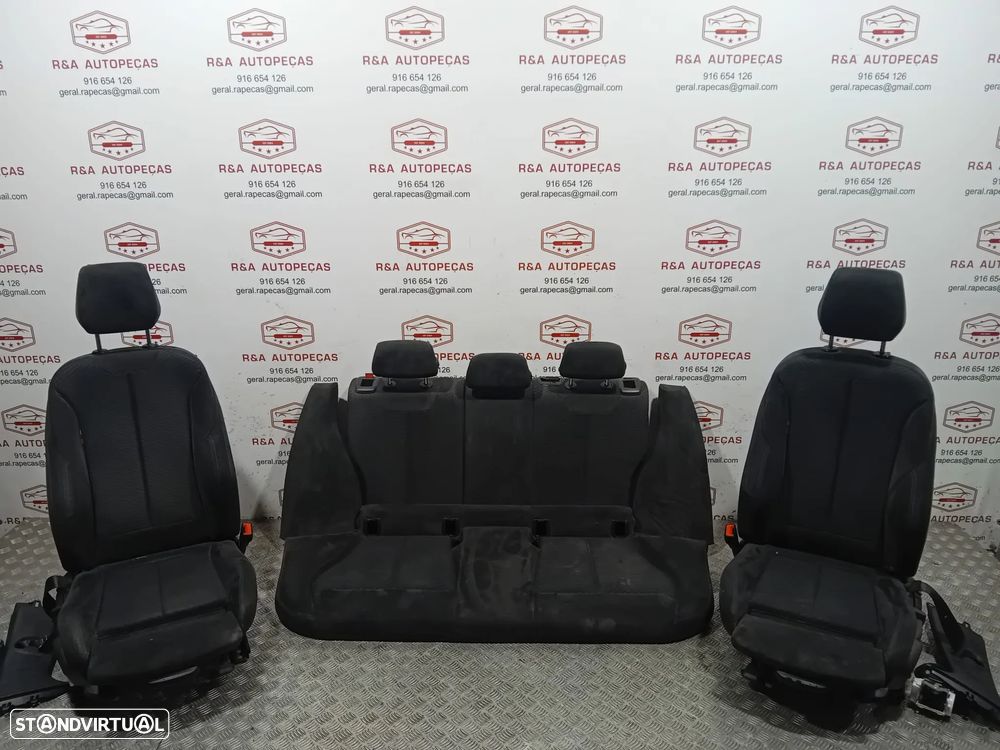 Conjunto de Bancos Bmw Série 1 F20 Pack M em Alcântara Original - 22
