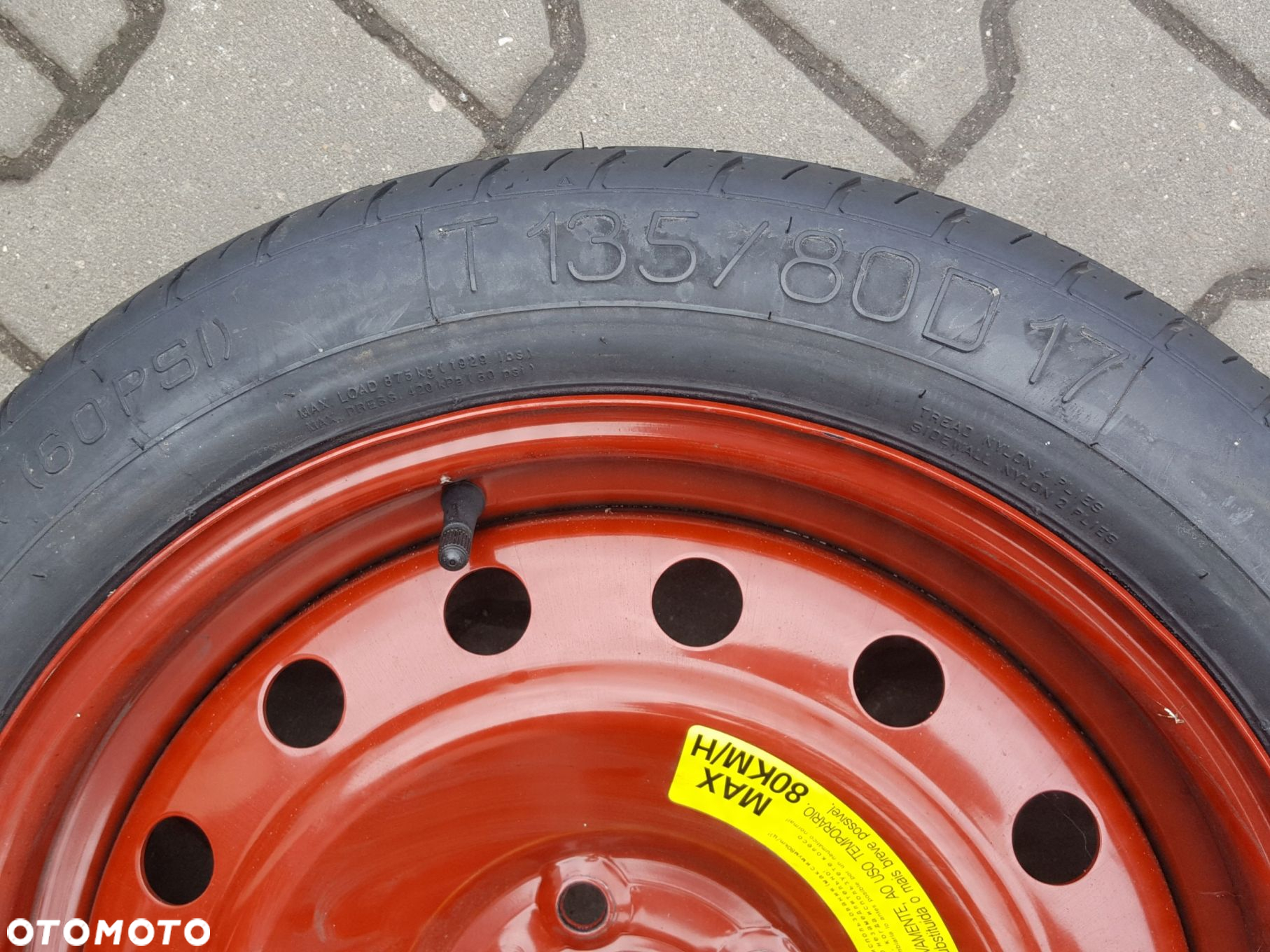 HYUNDAI I40 11-18r KOŁO DOJAZDOWE 17 5X114.3 - 3