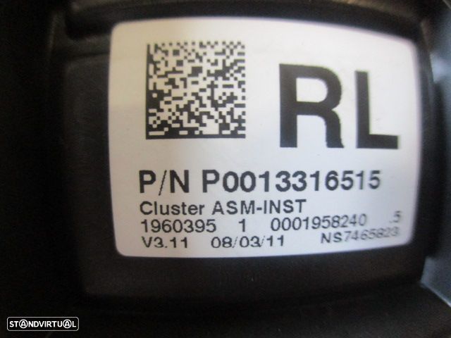 Quadrante P0013316515 OPEL CORSA D FASE 2 2011 1.3CDTI 95CV 5P BRANCO KM/H DIGITAL - 3